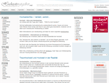 Tablet Screenshot of hochzeitsinfos.net